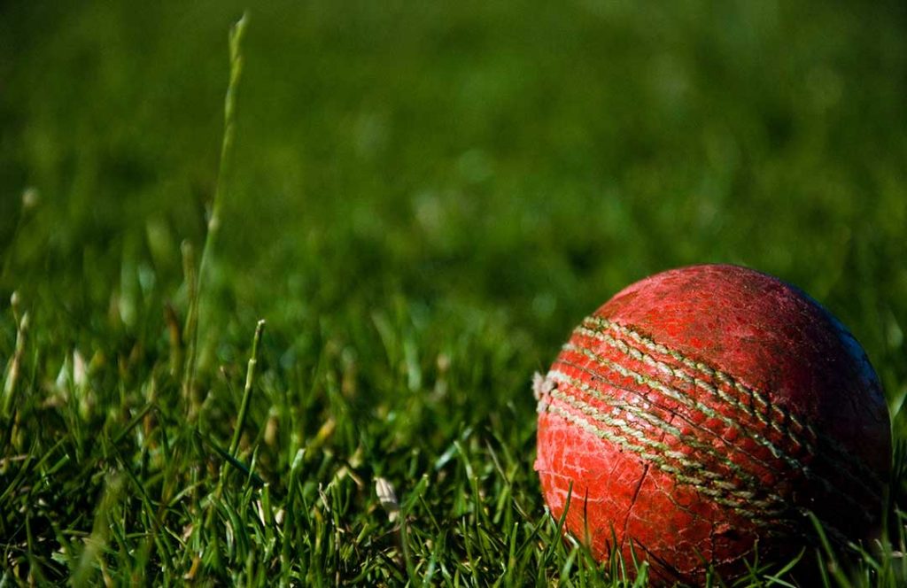 Cricket ball promoting the Cricket World Cup 2019 hospitality tickets
