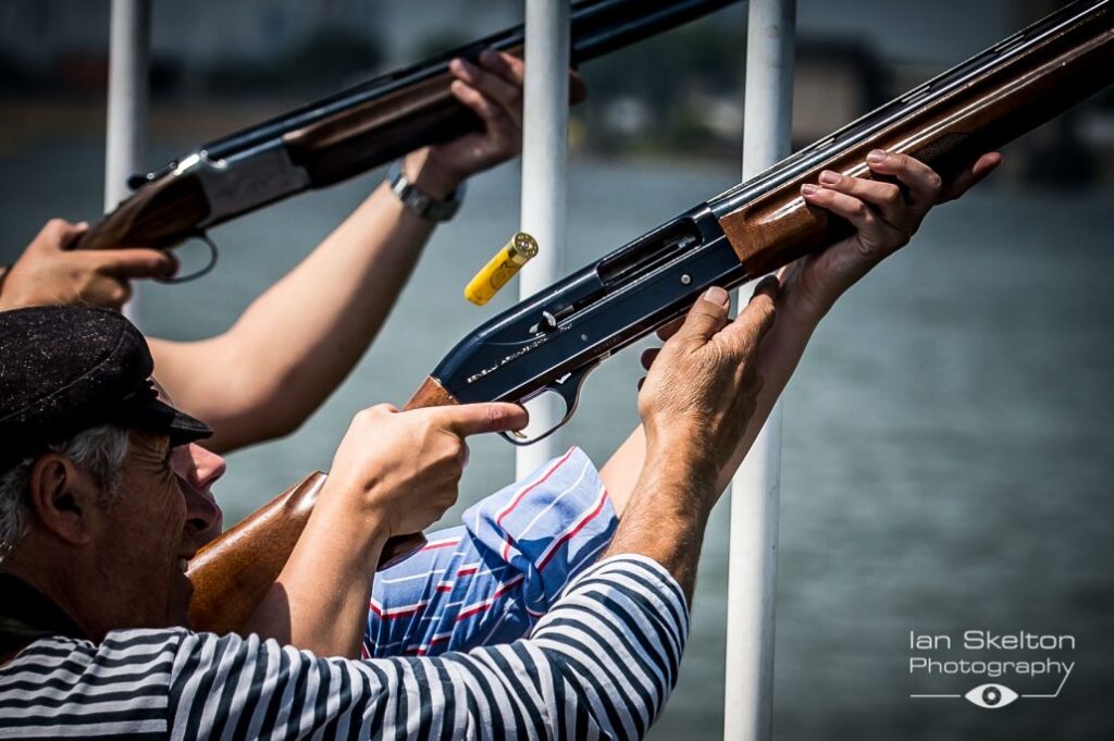 Clay pigeon VIP shooting experience on The Thames