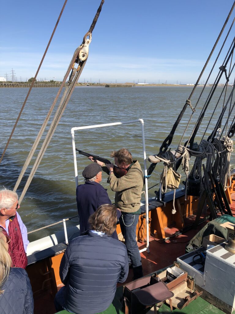Clay pigeon VIP shooting experience on The Thames