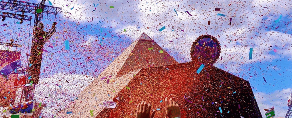 Glastonbury festival glamping