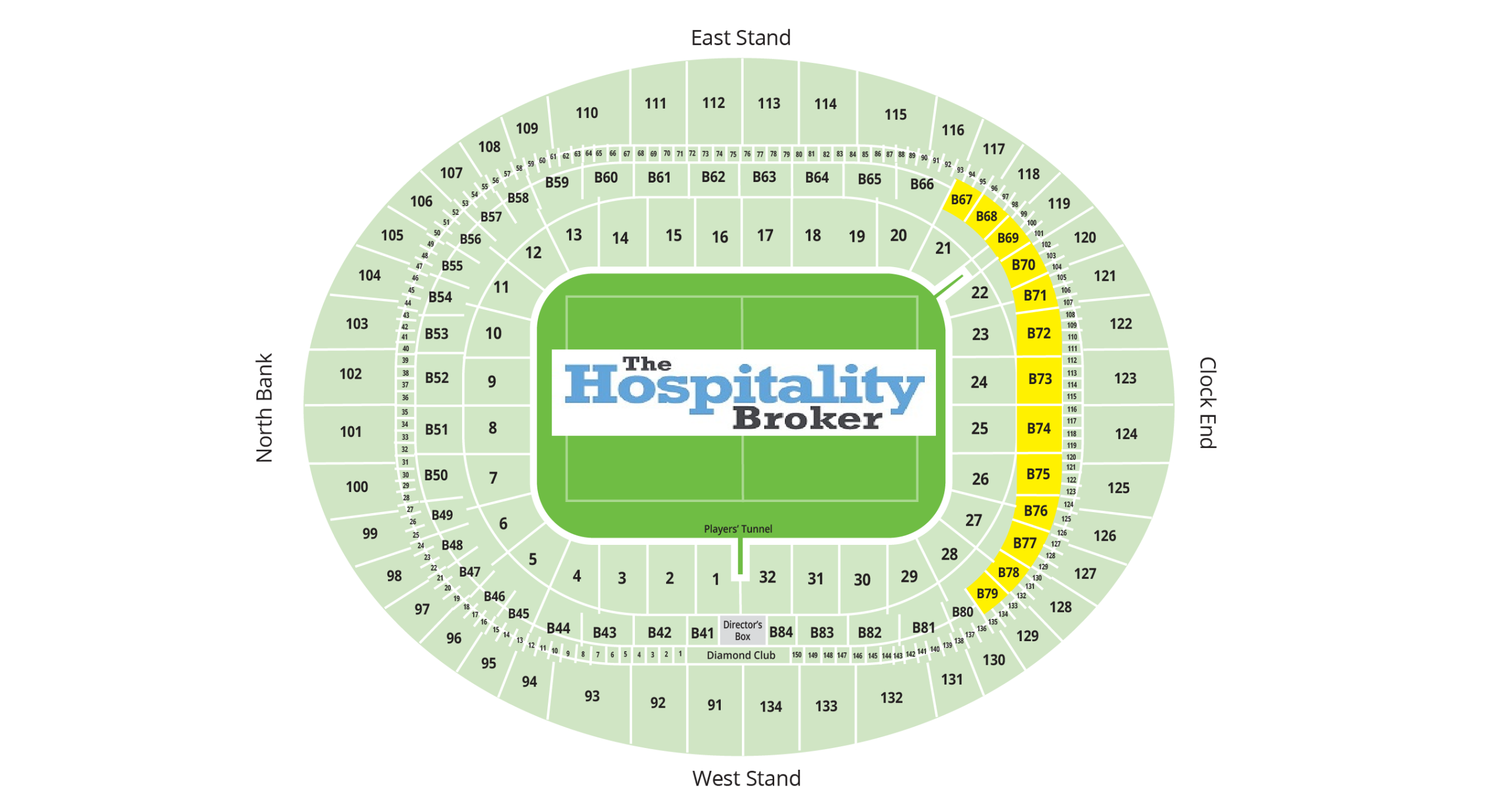Arsenal Vs Aston Villa 17.04.2027 Cannon Club Level: Behind Goal - Image 5